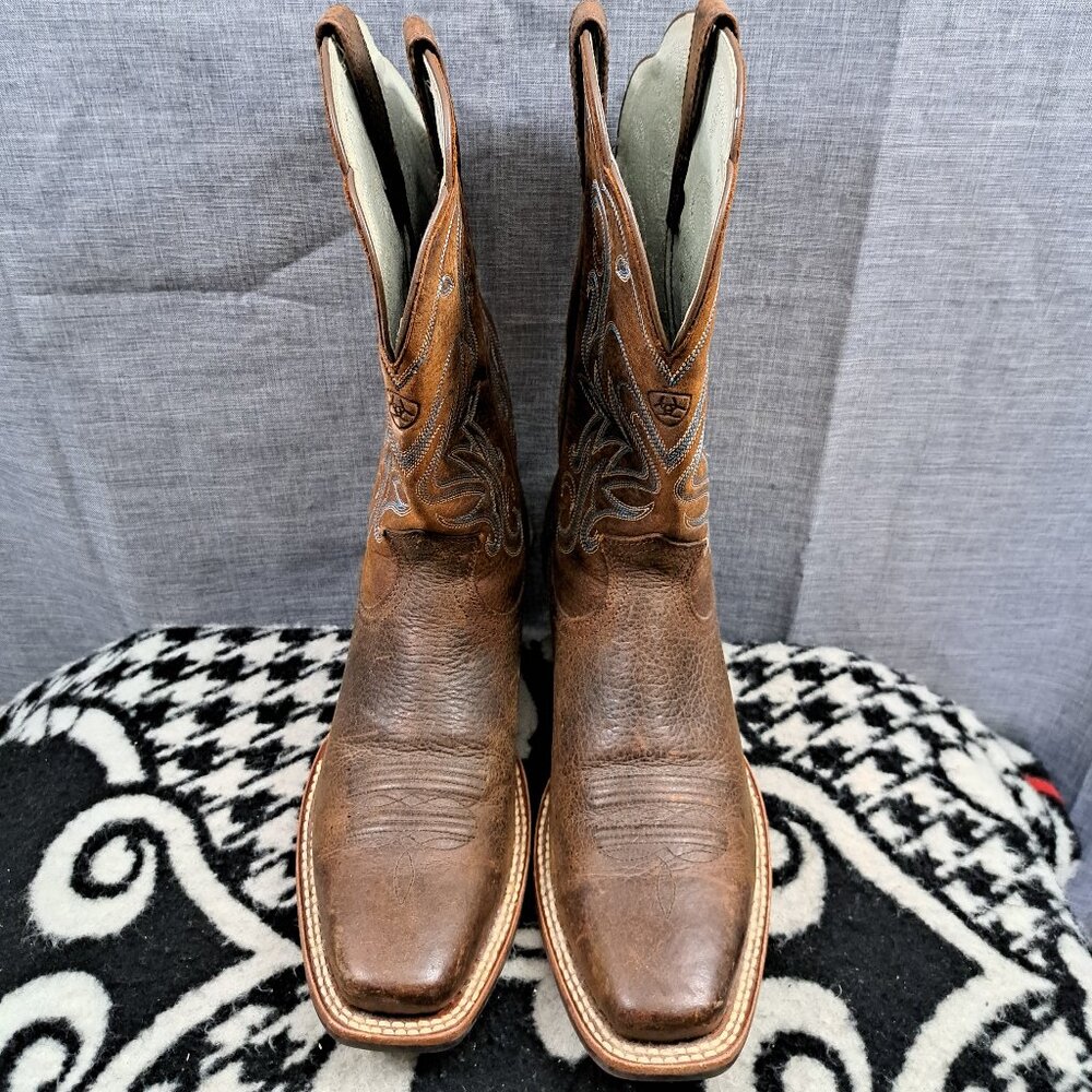 %Ariat Men's Sport Western Wide Square Toe Cowboy Boots 7.5 D15 - Picture 3 of 13